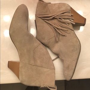 Tan booties